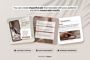 Wellness Static Ad Templates Canva, a Social Media Template by DigiPax (Thumbnail 6 of 11)