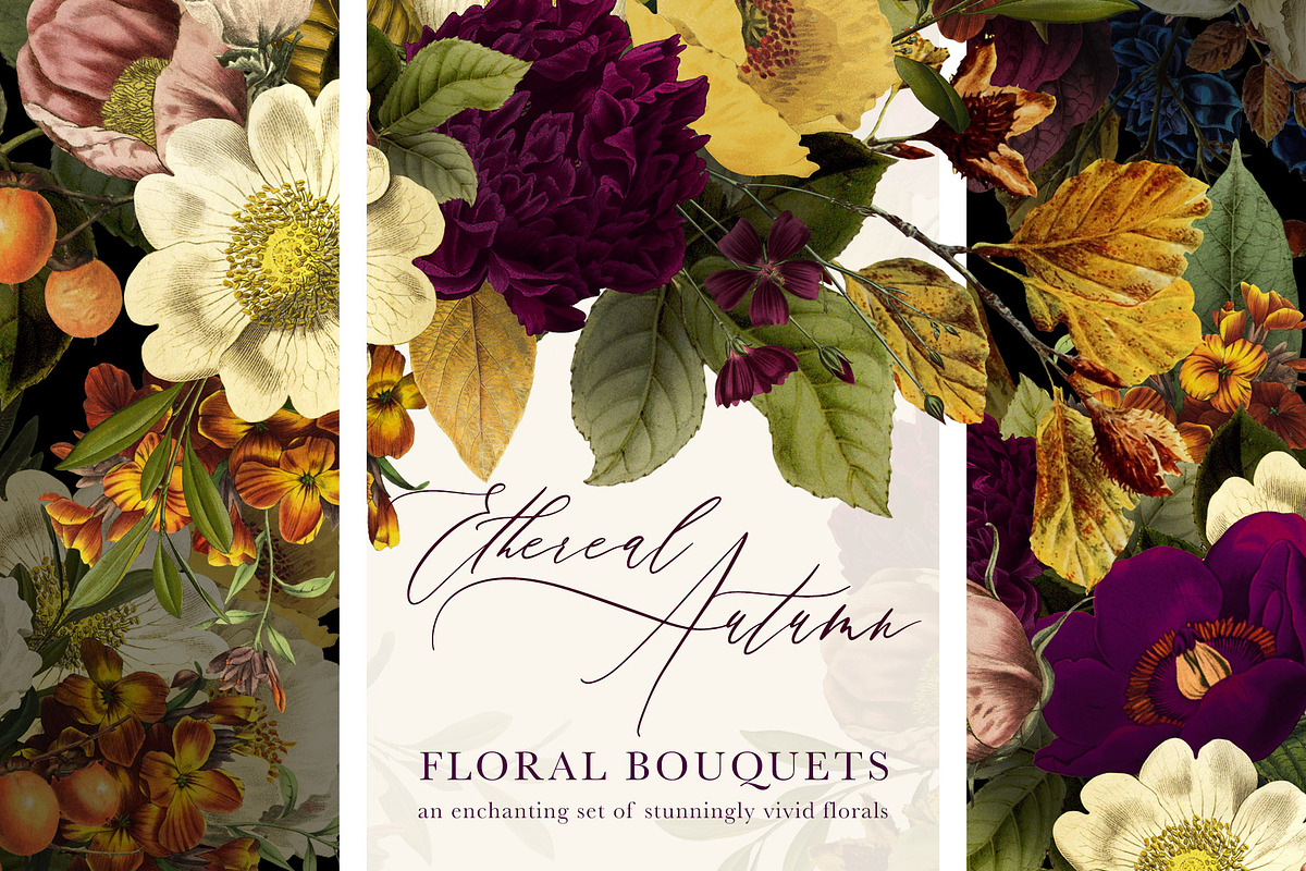 Ethereal Autumn Floral Bouquets, an Illustration by Eclectic Anthology (Photo 1 of 12)