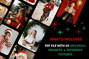 40 Christmas Kids Photo Prompts, a Holiday Photo by Selenique Studio (Thumbnail 2 of 10)