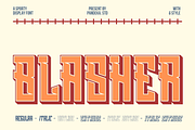 Blasher - Sport Baseball Font, a Slab Serif Font by Pandeka Studio (Thumbnail 1 of 12)