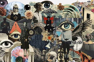 Mindscape. Inner World Collage