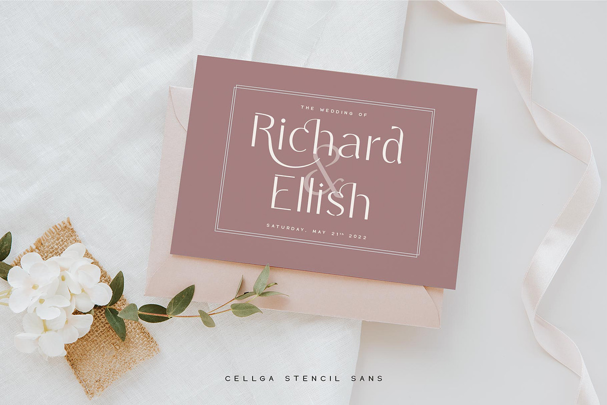 Cellga Typeface, a Sans Serif Font by alit design (Photo 5 of 17)