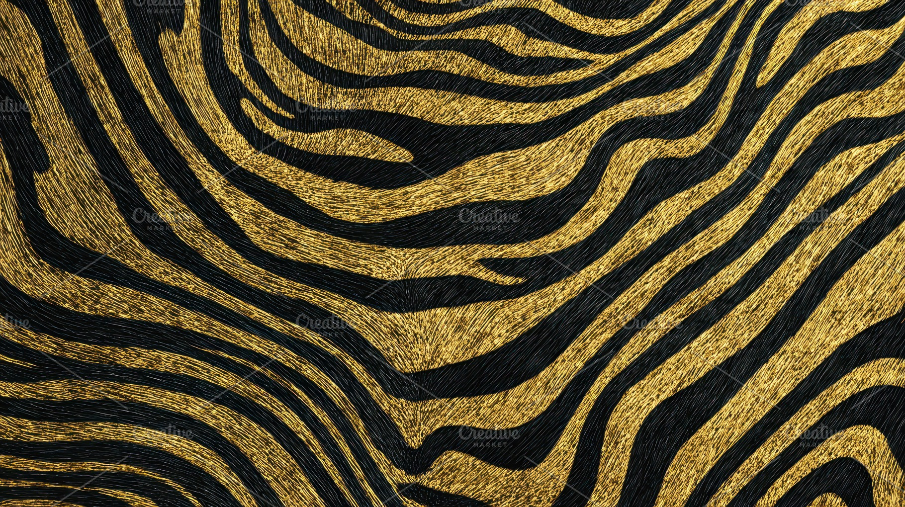 Striking golden and black stripes, a Photo by Pavel_design