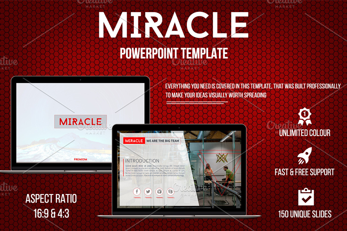 Miracle Powerpoint Presentation, a Presentation Template by UniqueStudio (Photo 1 of 13)