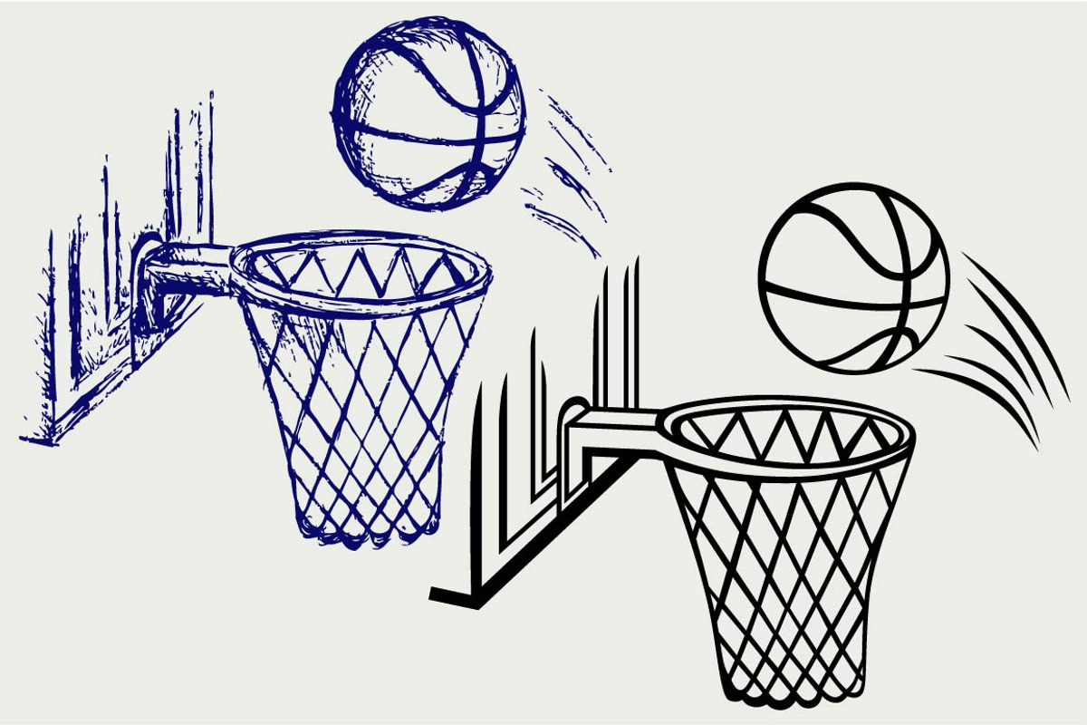 Basketball board SVG, an Outline Icon by LineworkStock