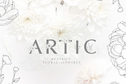 Floral alphabet - BEATRICE, a Serif Font by AS Studio (Thumbnail 1 of 6)