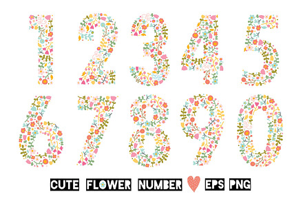 Cute Floral Number.