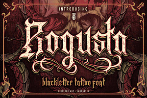 Rogusta - Blackletter Font