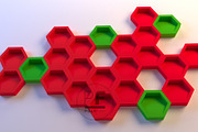 DIY Honeycomb Set 3D model template, an Object Graphic by PolyFish (Thumbnail 13 of 13)