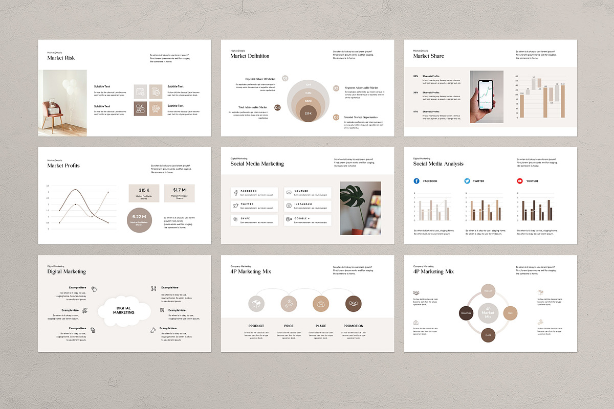 Business Plan PowerPoint Template, a Presentation Template by evgenystudio (Photo 9 of 17)