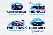 12 Car Washing Logo Bundle, a Branding & Logo Template by Guavanaboy (Thumbnail 3 of 3)