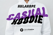 Hulahope - Retro Bubble Display Font, a Sans Serif Font by Vesvocrea (Thumbnail 3 of 7)