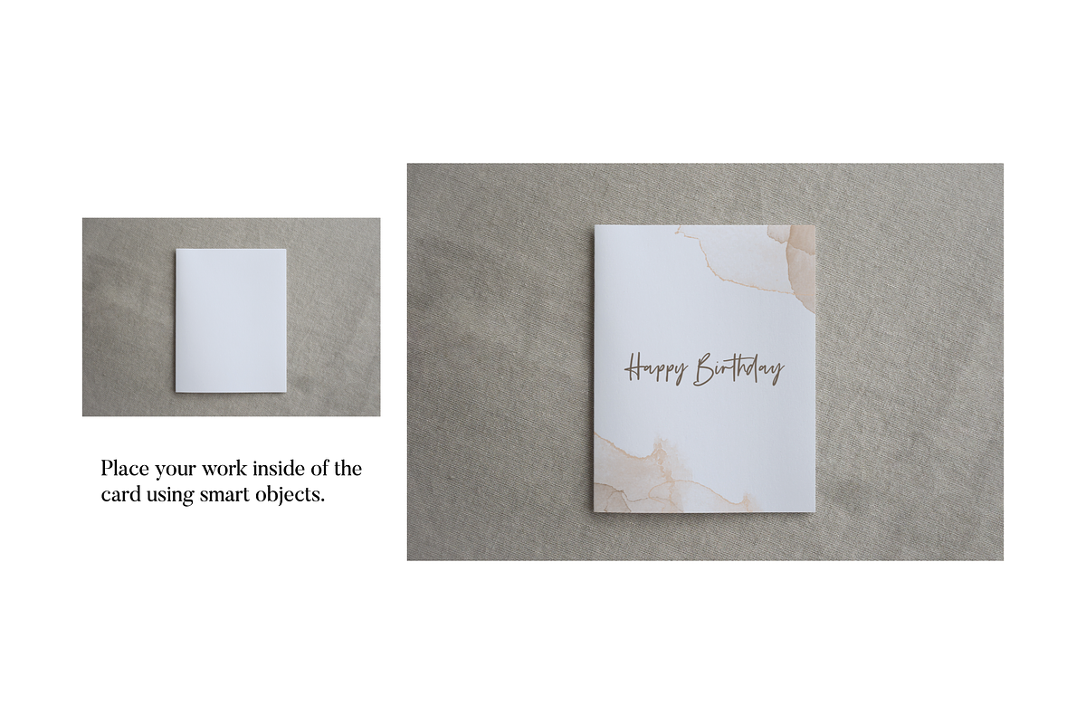 A2 Greeting Card Mockup Bundle 4, a Household Mockup by Saguaro Digital (Photo 5 of 9)