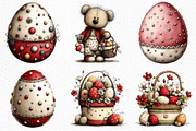 Whimsical Polka Dots Easter Clipart, an Illustration by Craft Nest (Thumbnail 6 of 11)