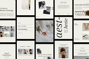 Instagram Aesthetic Canva Template, a Social Media Template by Mia Branding Studio (Thumbnail 1 of 5)