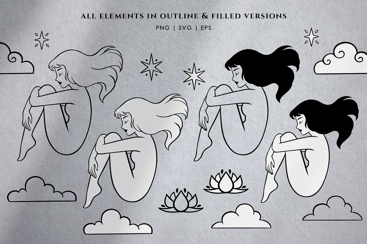 Celestial Dreams : Mystic Elements, an Object Illustration by Greywitch_Lola (Photo 4 of 14)
