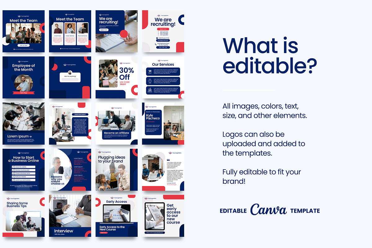 Canva Social Media Templates, a Social Media Template by Studio B | Canva Template (Photo 9 of 13)