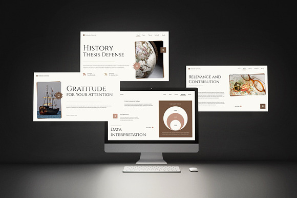 Brown White Simple Thesis Defense preview 5