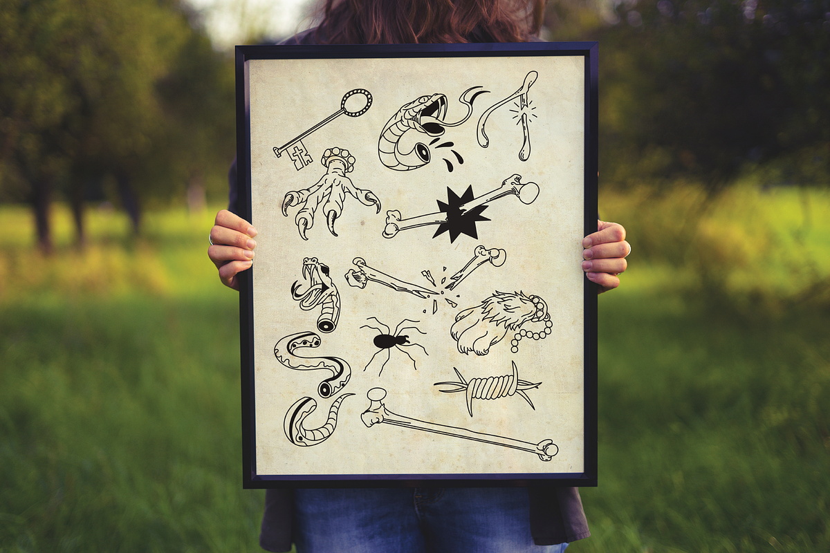TattooFlash Vector Set, an Illustration by Inkwell Supply Co (Photo 2 of 10)