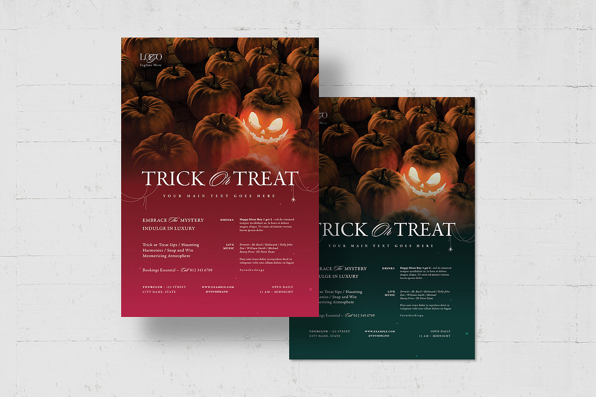 Halloween Flyer Template, a Flyer Template by BrandPacks (Photo 4 of 5)
