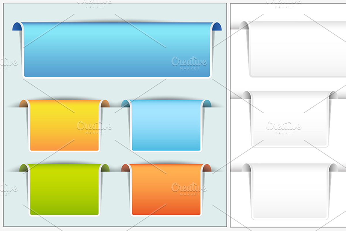 Web Elements Vector Banners