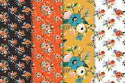 Hand Drawn Flower Patterns, a Pattern Graphic by Dasha_D (Thumbnail 7 of 8)