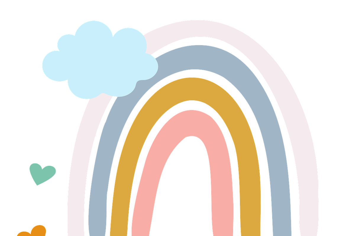 Rainbow set 20 PNG clip art, a Graphic by Favorites_Art (Photo 7 of 9)