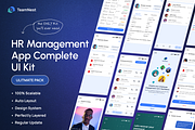 HR Management App Figma UI Kit, an UI Kit Template by aideas (Thumbnail 1 of 5)