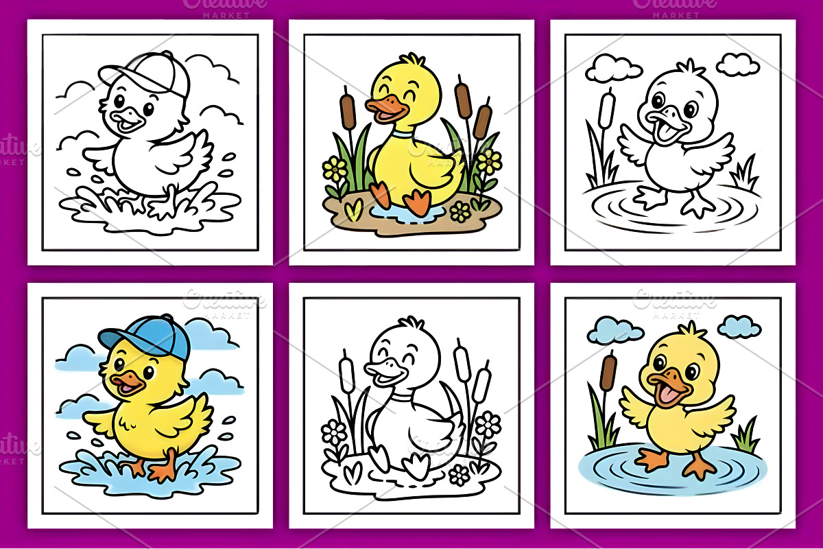 Bold and Easy Ducky Day, an Animal Illustration by Ink Gallery (Photo 2 of 5)