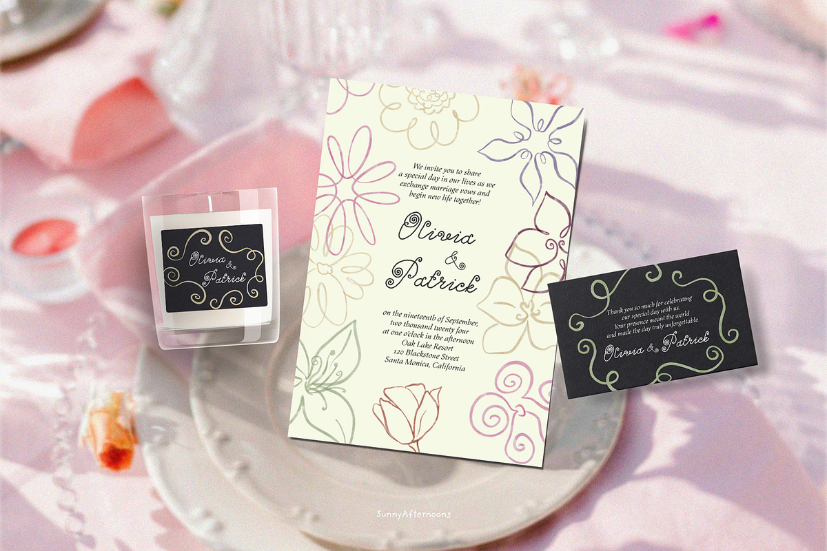 Hand-Drawn Swirly Whimsical Frames, a Decorative Illustration by SunnyAfternoons (Photo 15 of 15)