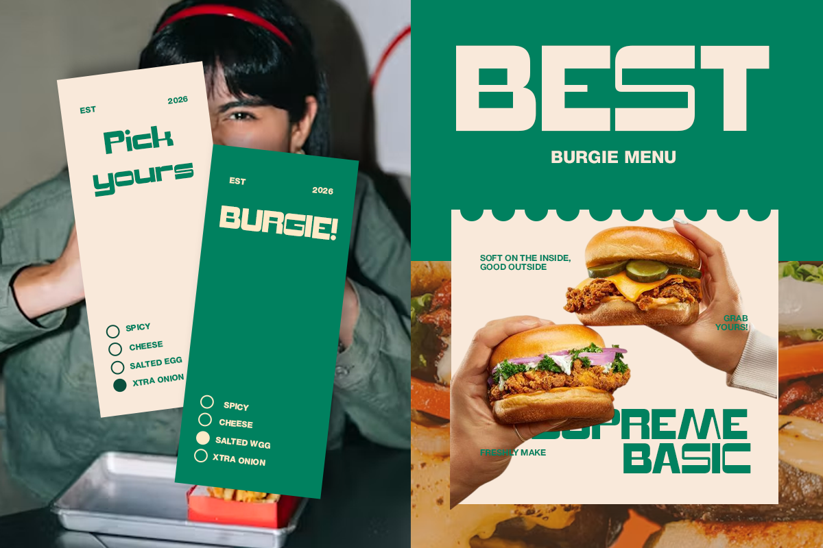 Genibos - Food Display Font, a Sans Serif Font by Pandeka Studio (Photo 4 of 9)