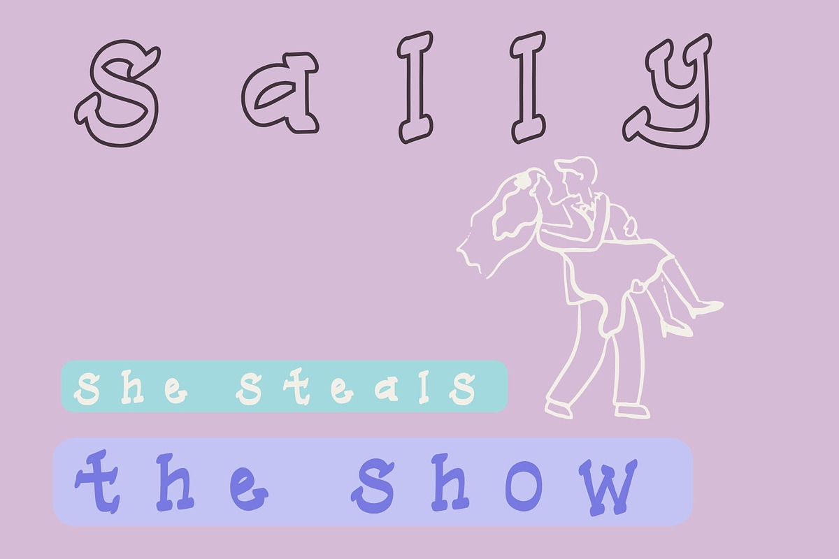Sally, a handmade serif displayfont, a Serif Font by Eryn Rose Design (Photo 3 of 10)