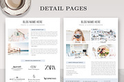 Media Kit for Blogger Template BM008, a Flyer Template by Draca Design Co (Thumbnail 3 of 4)