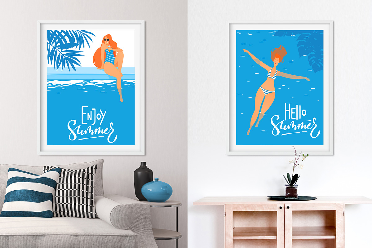 Summer Posters, an Illustration by Giraffarte (Photo 2 of 5)