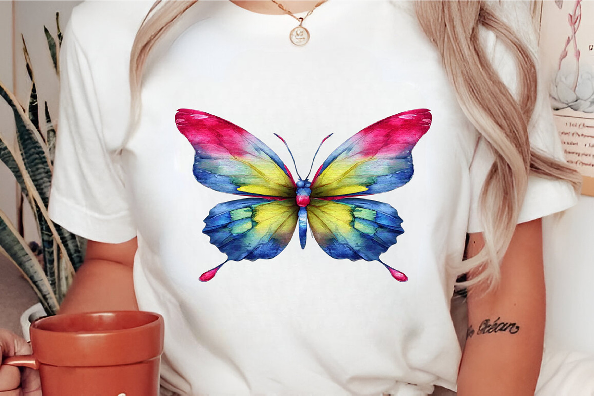Watercolor Butterfly Clipart, an Animal Illustration by Digital Artistic99 (Photo 10 of 11)