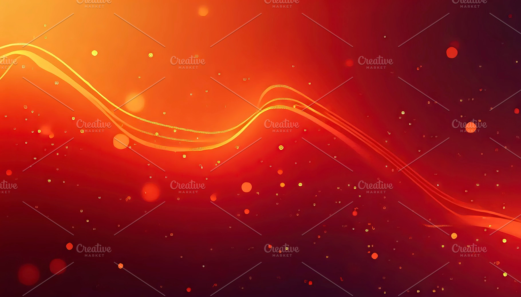 Abstract Lines With Warm Color Gradi, a Photo by LOGOCREATIVE