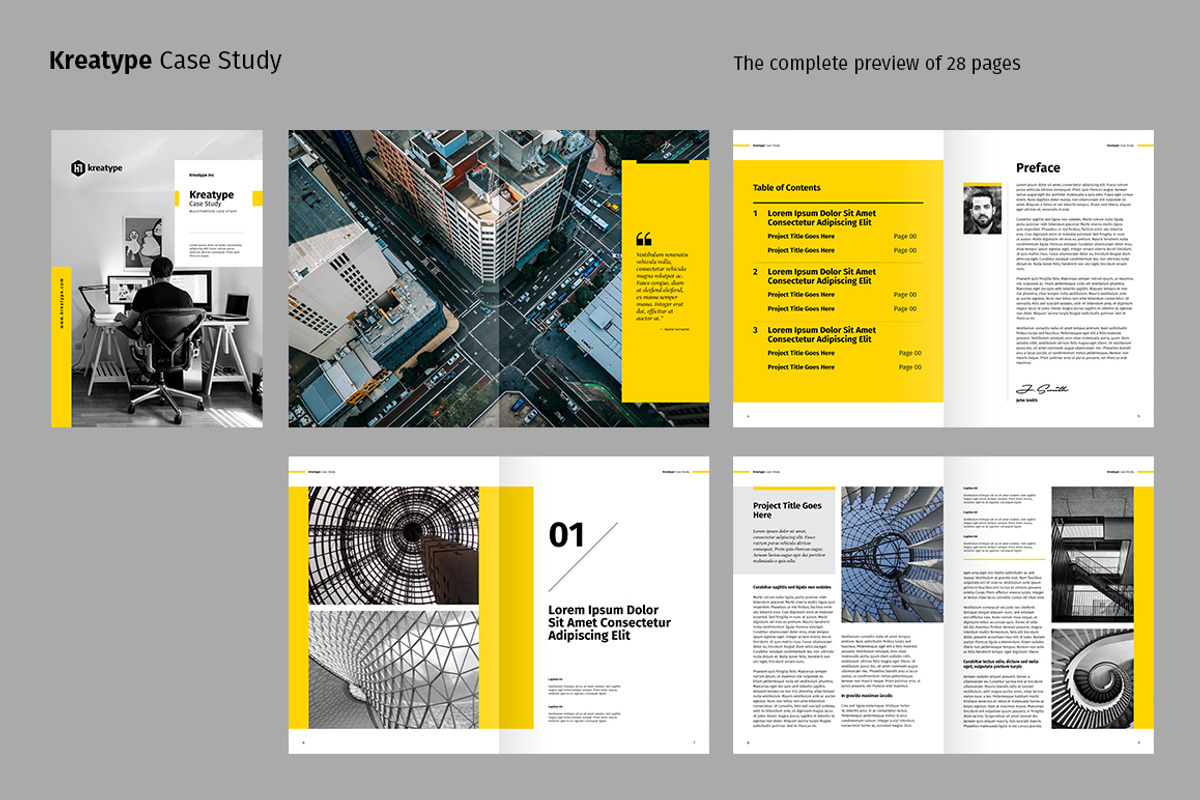 Kreatype Case Study, a Brochure Template by Kreatype Studio (Photo 2 of 19)