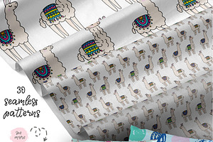 BIG Kid Collection. Clipart, Pattern