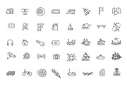 Vector Transport Icons, an Outline Icon by Tettygreen (Thumbnail 3 of 5)
