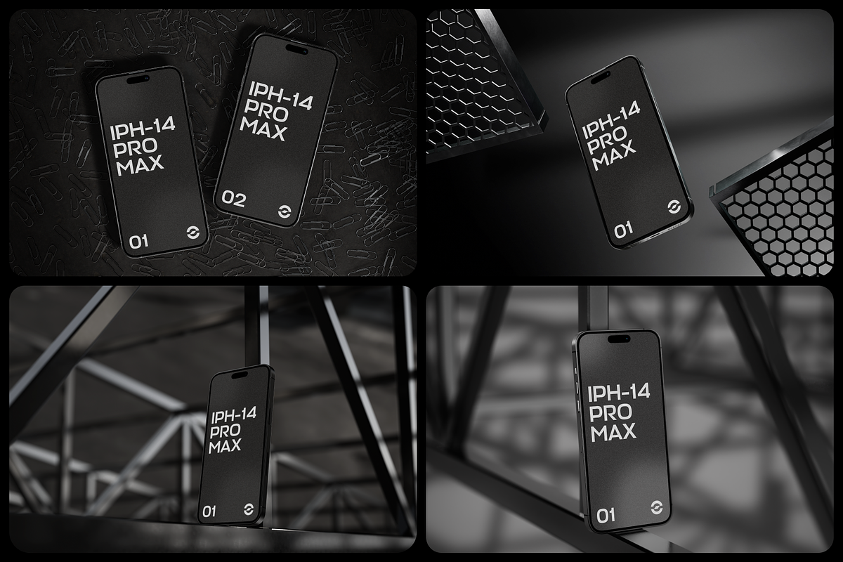 iPhone 14 Pro Max Bundle - 21 Mockup, an iPhone Mockup by 360 Mockups (Photo 13 of 13)