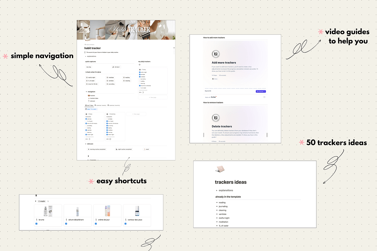 Habit tracker - Notion template, an App Template by Iasan Design (Photo 13 of 14)
