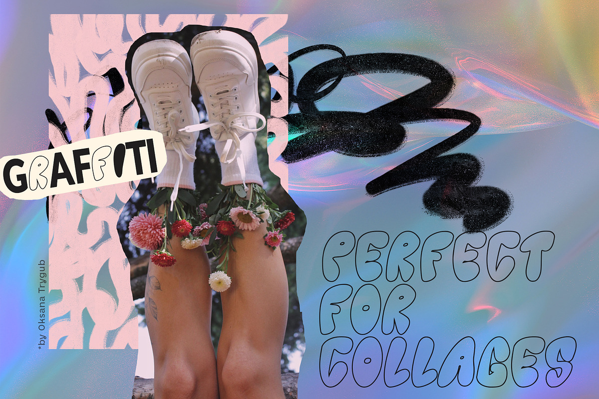 Graffiti Art & Grunge PNG Overlays, an Object Graphic by Oksana Trygub (Photo 7 of 19)