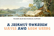 Triompe Blur, a Sans Serif Font by Craft Supply Co. (Thumbnail 5 of 8)