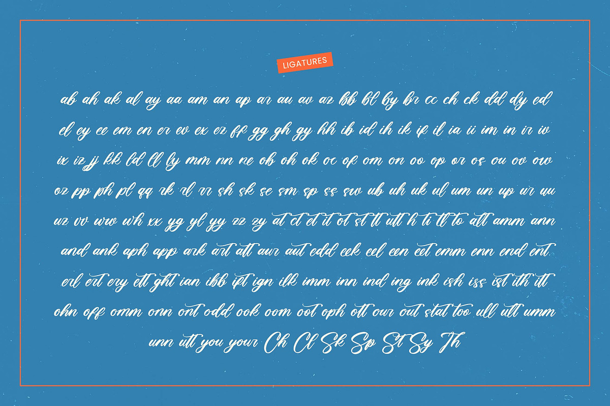 Seafood Gather Bold Calligraphy, a Script Font by Letterena Studios Script (Photo 13 of 20)