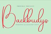 Backbudys, a Handwritten Font by FreshTypeINK (Thumbnail 1 of 8)