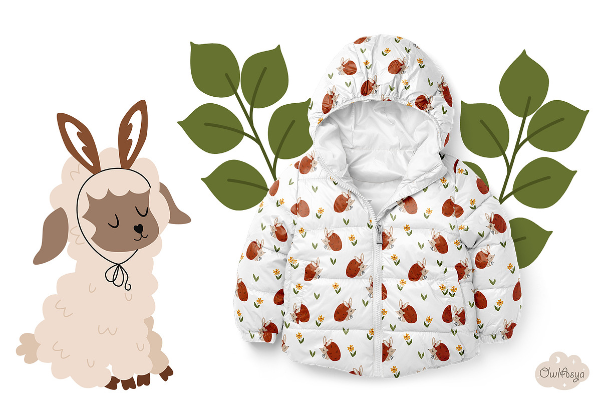 Happy Easter. Spring collection, an Animal Illustration by owlasya (Photo 8 of 12)