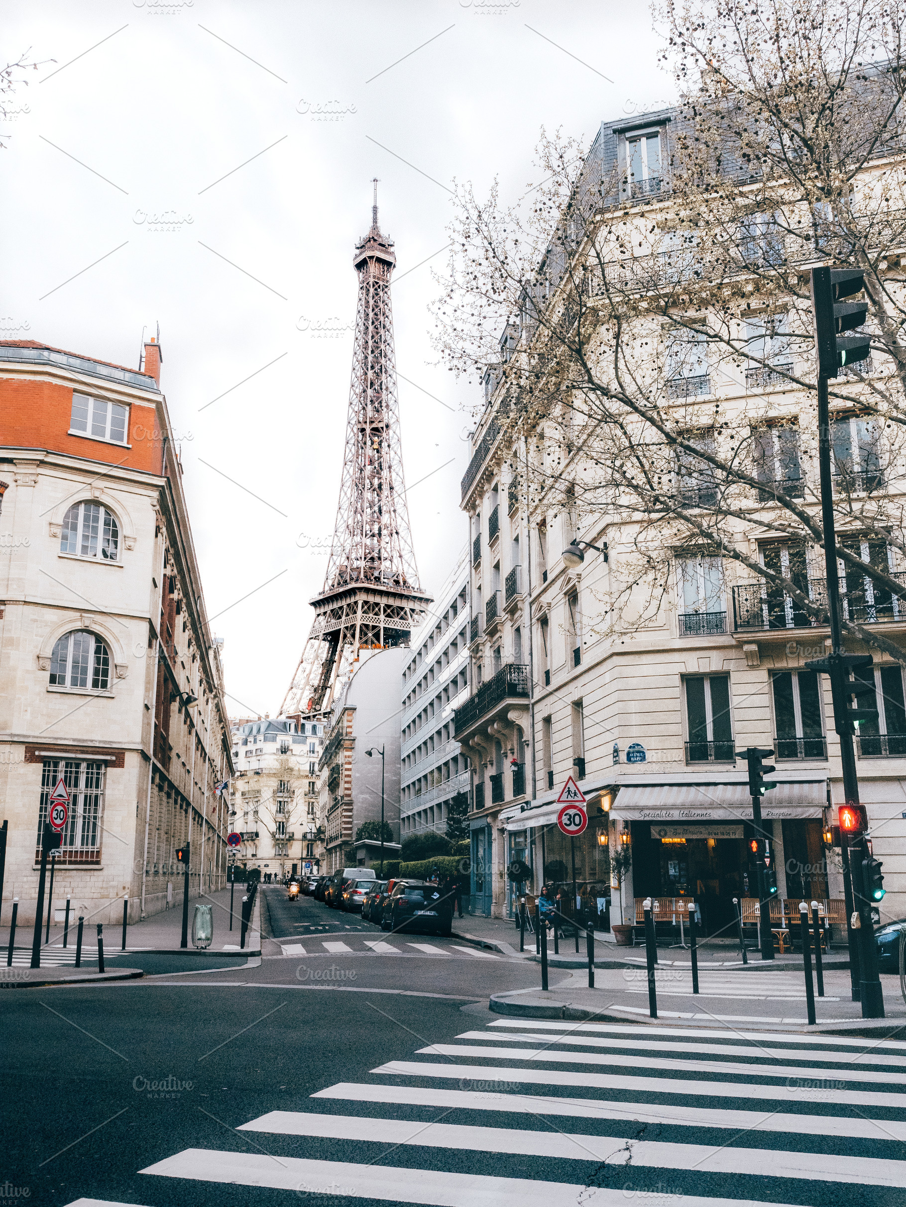 Paris Eiffel Tower in Spring, a Photo by Peonies & Paris