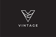 Vintage Letter V logo design, a Branding & Logo Template by yopie (Thumbnail 3 of 4)