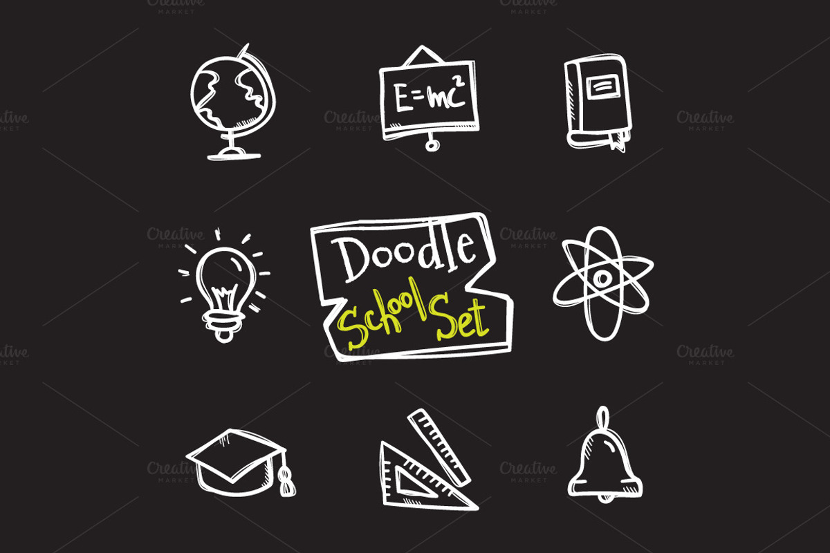 72 Doodle Elements Pack, an Icon by Trapezoid (Photo 4 of 12)
