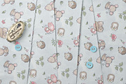 Cute Woodland Animals Pattern, a Pattern Graphic by StudioGlouna (Thumbnail 3 of 6)